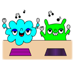 Monster's dearest friend sticker #8841917