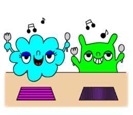 Monster's dearest friend sticker #8841917