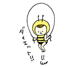 Hacchi of the bee sticker #8842090