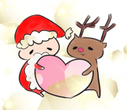 come on!santa claus sticker #8842207