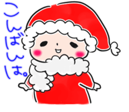 come on!santa claus sticker #8842210