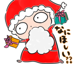 come on!santa claus sticker #8842212