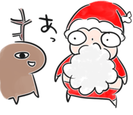 come on!santa claus sticker #8842218