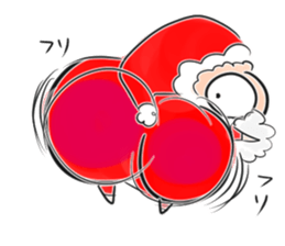 come on!santa claus sticker #8842227