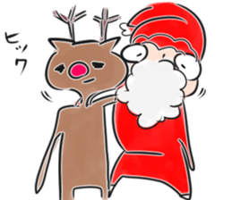 come on!santa claus sticker #8842228