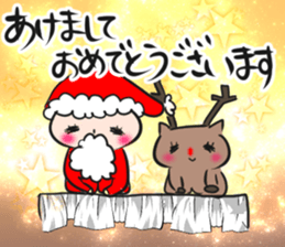 come on!santa claus sticker #8842235