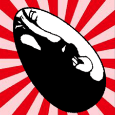 Eggs have various expressions . sticker #8842257