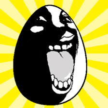 Eggs have various expressions . sticker #8842268