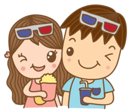 Yaimai & Poogun in LOVE sticker #8842617