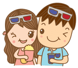 Yaimai & Poogun in LOVE sticker #8842617