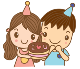 Yaimai & Poogun in LOVE sticker #8842627