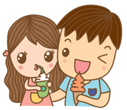 Yaimai & Poogun in LOVE sticker #8842631