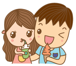 Yaimai & Poogun in LOVE sticker #8842631