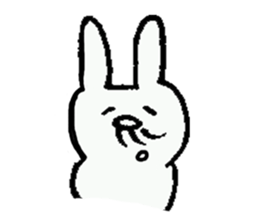 Cheerful rabbit ojisan sticker #8843779