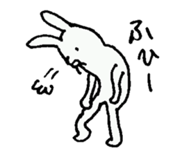 Cheerful rabbit ojisan sticker #8843792