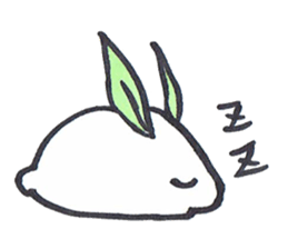 snow usagi sticker #8843977