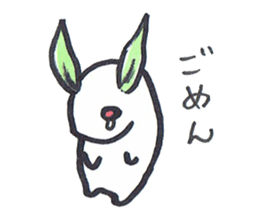 snow usagi sticker #8843980