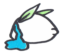 snow usagi sticker #8843982