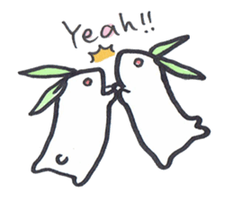 snow usagi sticker #8843985