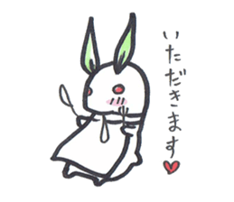snow usagi sticker #8843994