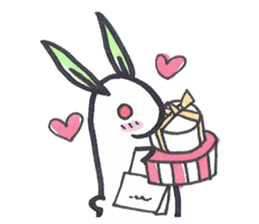 snow usagi sticker #8843995