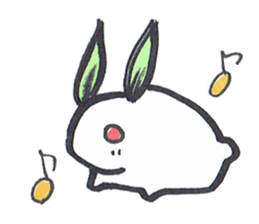 snow usagi sticker #8844001