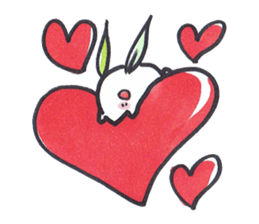 snow usagi sticker #8844002