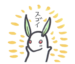 snow usagi sticker #8844007