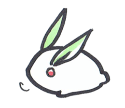 snow usagi sticker #8844008