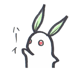 snow usagi sticker #8844009