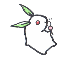 snow usagi sticker #8844011