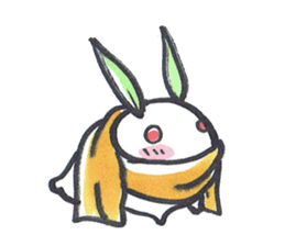 snow usagi sticker #8844014