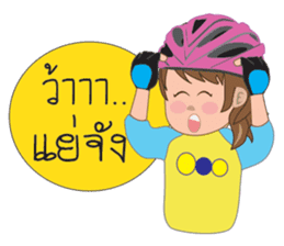 bicycle girls sticker #8844752