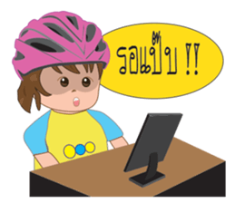 bicycle girls sticker #8844754