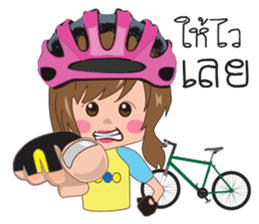 bicycle girls sticker #8844757
