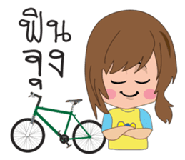bicycle girls sticker #8844759