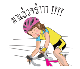 bicycle girls sticker #8844766