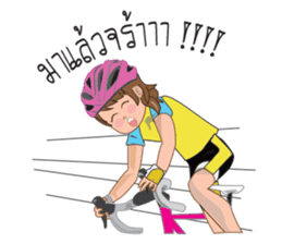 bicycle girls sticker #8844766