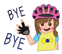 bicycle girls sticker #8844777