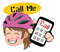 bicycle girls sticker #8844781