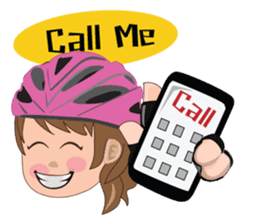 bicycle girls sticker #8844781