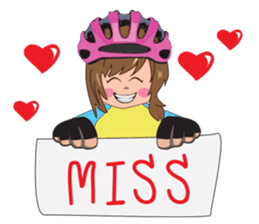 bicycle girls sticker #8844786