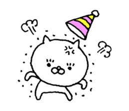 Party of a cat sticker #8845567