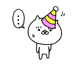 Party of a cat sticker #8845578