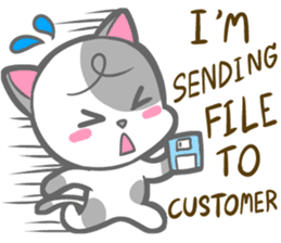 Busy-Cat sticker #8846220