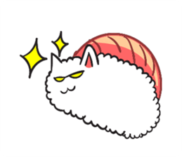 Cute Sushi Cat sticker #8847004