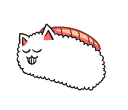 Cute Sushi Cat sticker #8847005