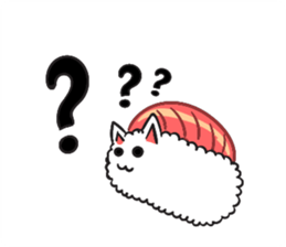 Cute Sushi Cat sticker #8847006