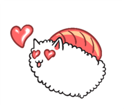 Cute Sushi Cat sticker #8847008