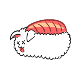 Cute Sushi Cat sticker #8847011